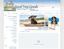 Tablet Screenshot of gooddoggoods.com